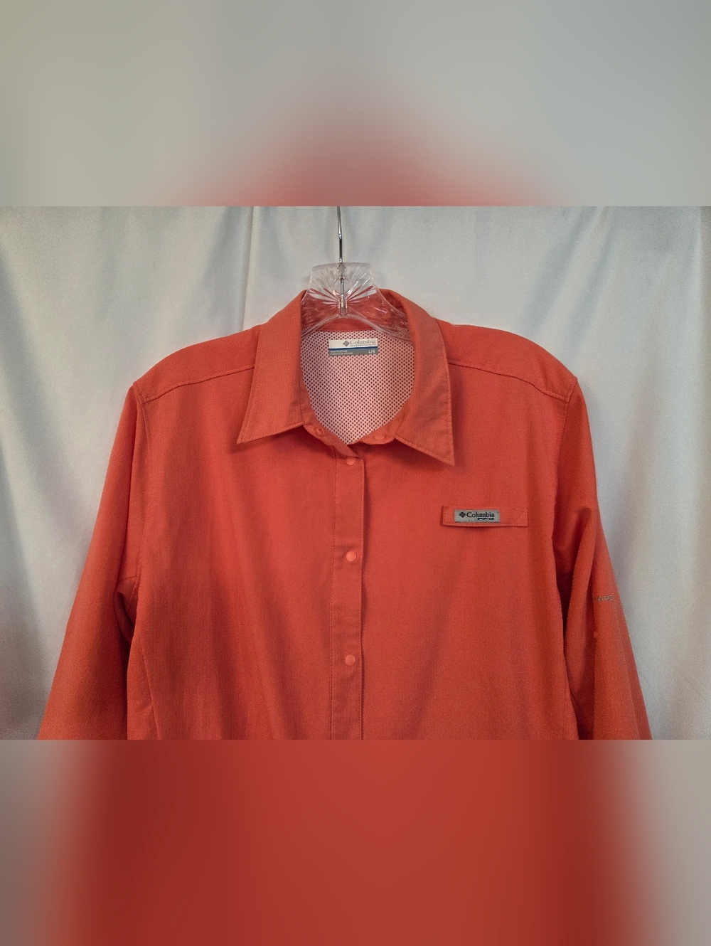 Columbia Women's Coral Snap-Down Outdoor Shirt Size L - Picture 3 of 8